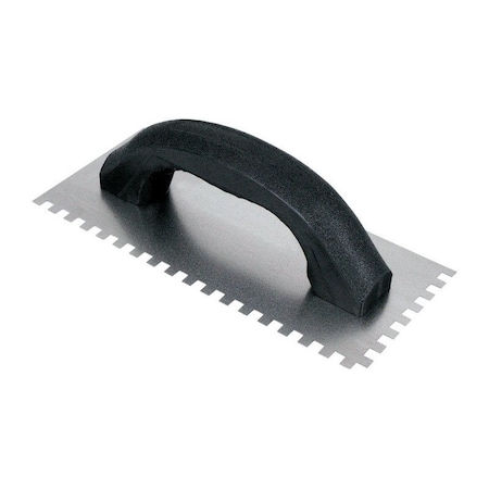 Qep QEP 9 in. W X 4 in. L Steel Square Notched Trowel 10113Q